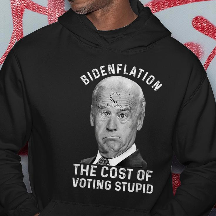 Bidenflation The Cost Of Voting Stupid Hoodie Unique Gifts