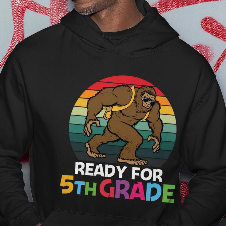 Bigfoot Ready For 5Th Grade Back To School First Day Of School Hoodie Unique Gifts