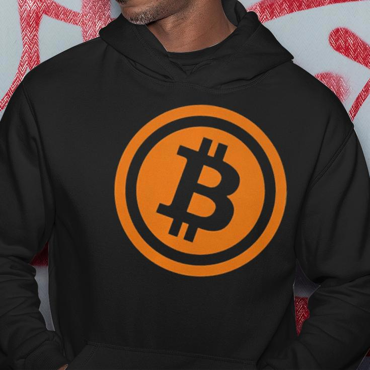 Bitcoin Logo Emblem Cryptocurrency Blockchains Bitcoin Hoodie Unique Gifts