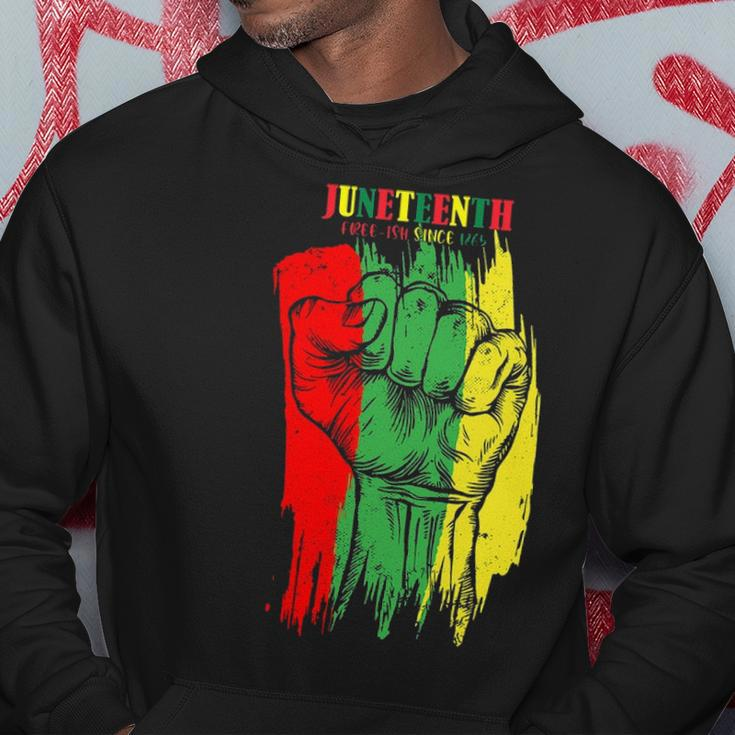 Black History Celebration I Black History Month Fist Juneteenth Men Hoodie Personalized Gifts