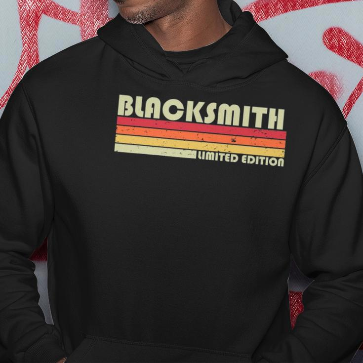 Blacksmith Funny Job Title Profession Birthday Worker Idea Hoodie Unique Gifts