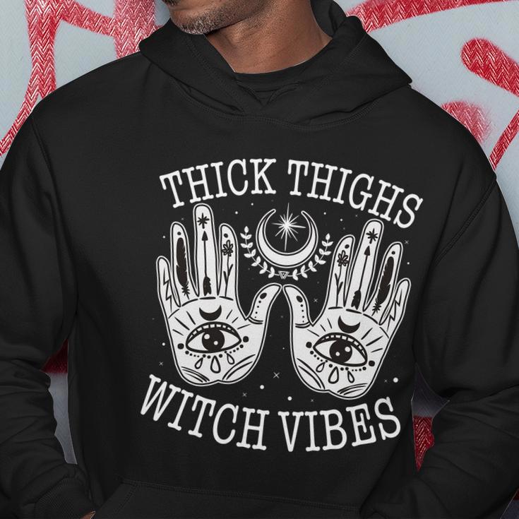 Boho Thick Thighs Witch Vibes Hoodie Unique Gifts