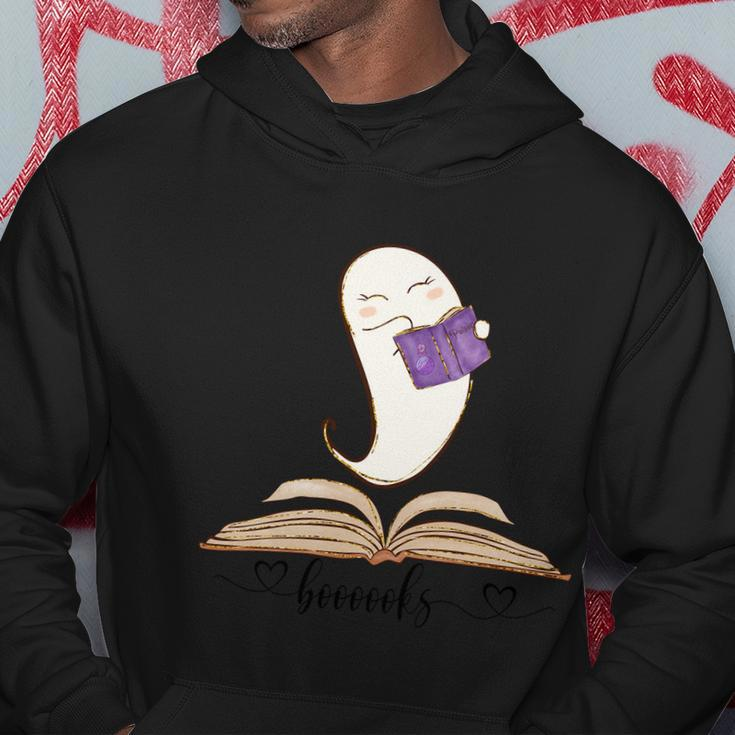 Boooooks Ghost Funny Halloween Quote V3 Hoodie Unique Gifts