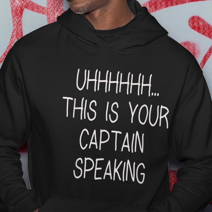 Captain Speaking Airline Pilot Hoodie Unique Gifts