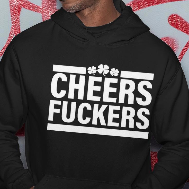 Cheers Fuckers Shamrock Hoodie Unique Gifts