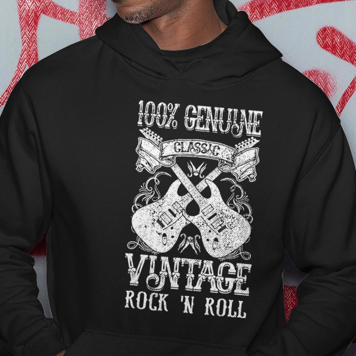 Classic Vintage Rock N Roll Funny Music Guitars Gift Hoodie Unique Gifts