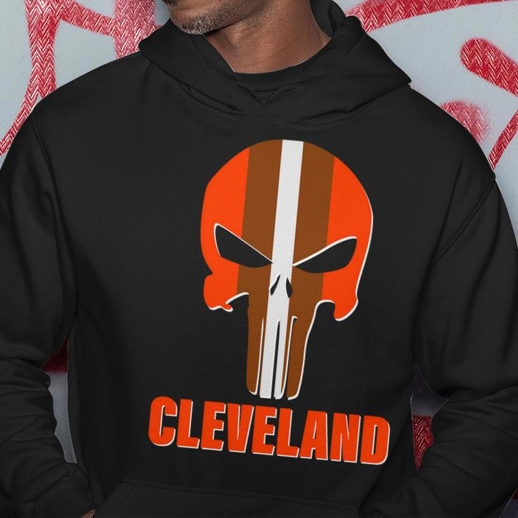 Cleveland Skull Football Tshirt Hoodie Unique Gifts