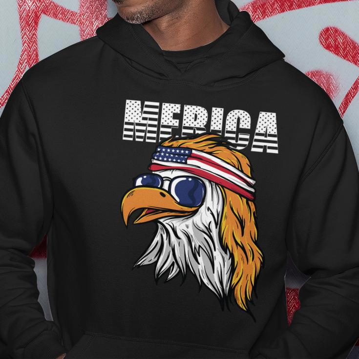 Cool Merica Eagle Mullet Usa 4Th Of July Gift Hoodie Unique Gifts