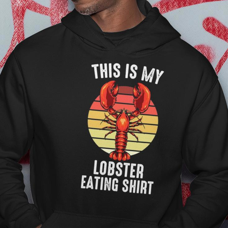 Crab &8211 This Is My Lobster Eating &8211 Shellfish &8211 Chef Hoodie Unique Gifts