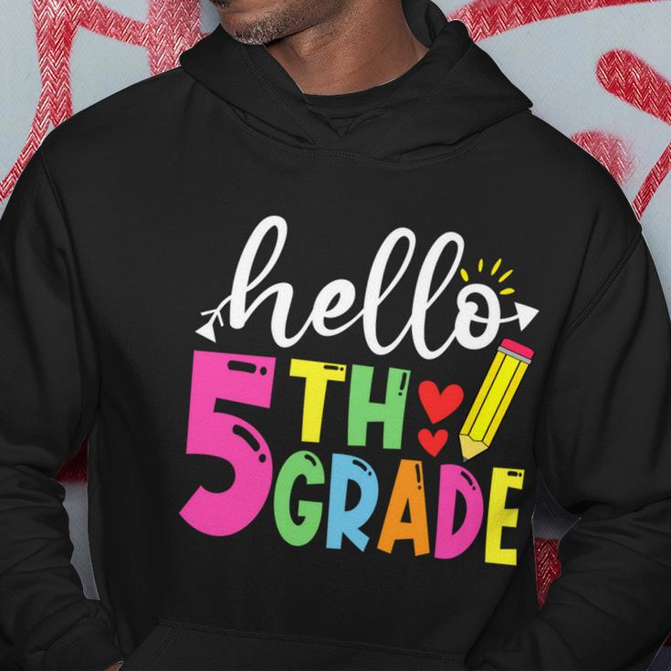 Cute Hello Fifth Grade Outfit Happy Last Day Of School Great Gift Hoodie Unique Gifts