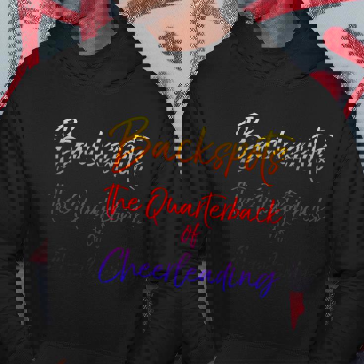 Cute Quote Cheer Backspots The Quarterback Of Cheerleading Gift Hoodie Unique Gifts