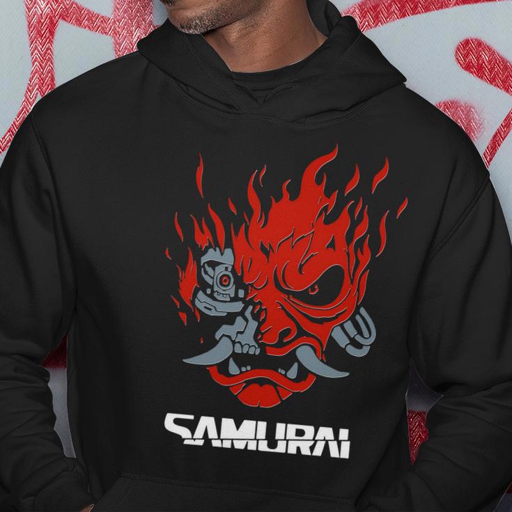 Cyberpunk Cyborg Samurai Hoodie Unique Gifts