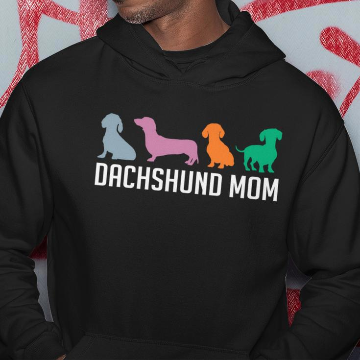 Dachshund Mom Wiener Doxie Mom Graphic Dog Lover Gift V2 Hoodie Unique Gifts