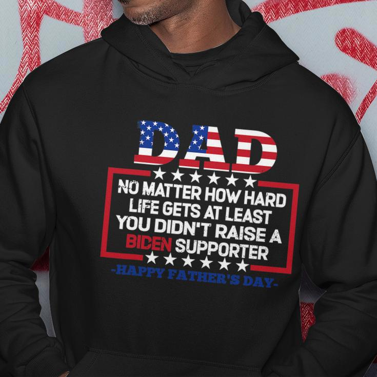 Dad Happy Fathers Day No Matter How Hard Life Gets At Least Hoodie Unique Gifts