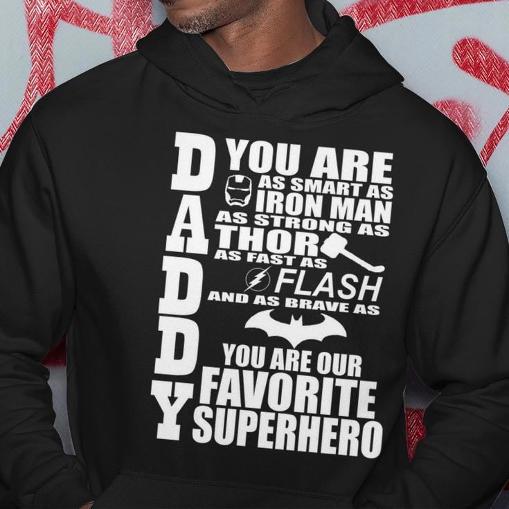 Daddy Superhero Fathers Day Hoodie Unique Gifts