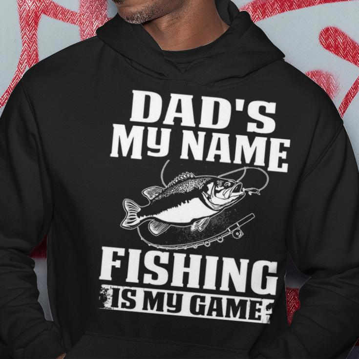 Dads The Name Fishing Hoodie Funny Gifts