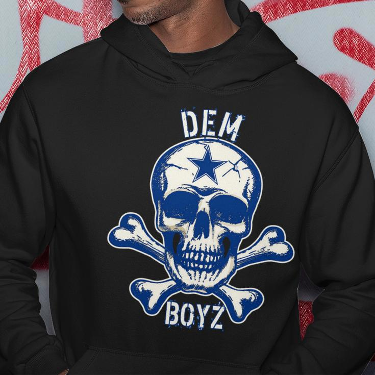 Dem Boyz Dallas Skull Crossbones Star Texas Fan Pride Hoodie Unique Gifts