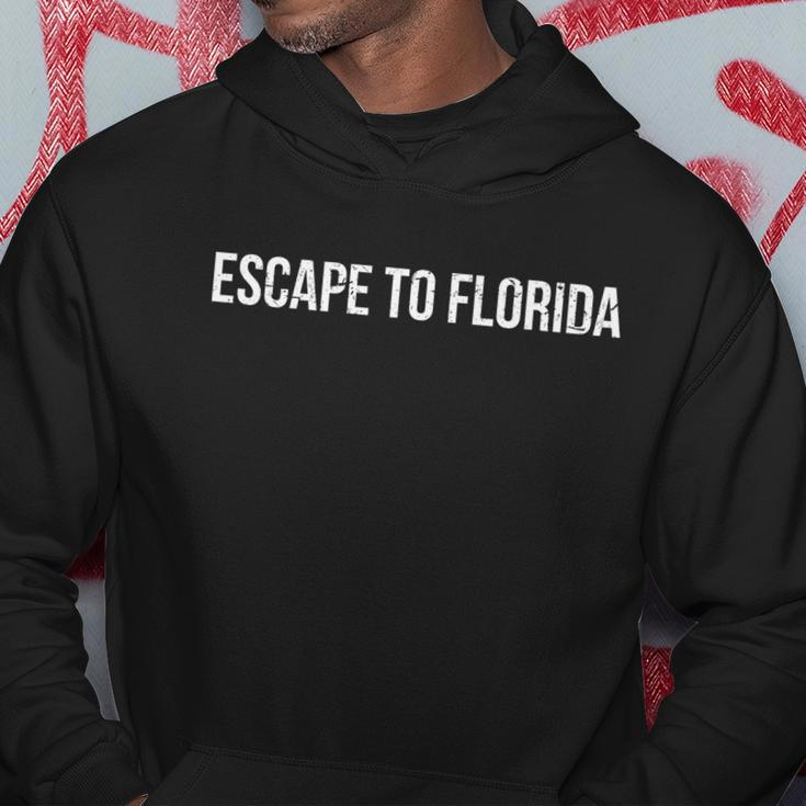 Desantis Escape To Florida Cool Gift Hoodie Unique Gifts