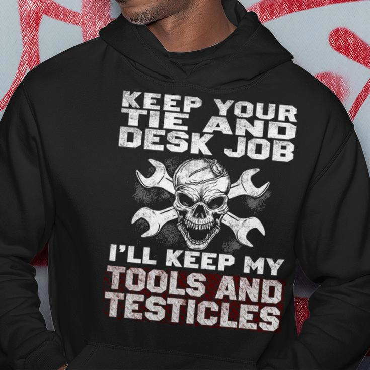 Desk Tie And Job Hoodie Funny Gifts