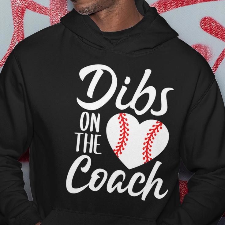 Dibs On The Coach Funny Baseball Heart Cute Mothers Day Tshirt Hoodie Unique Gifts