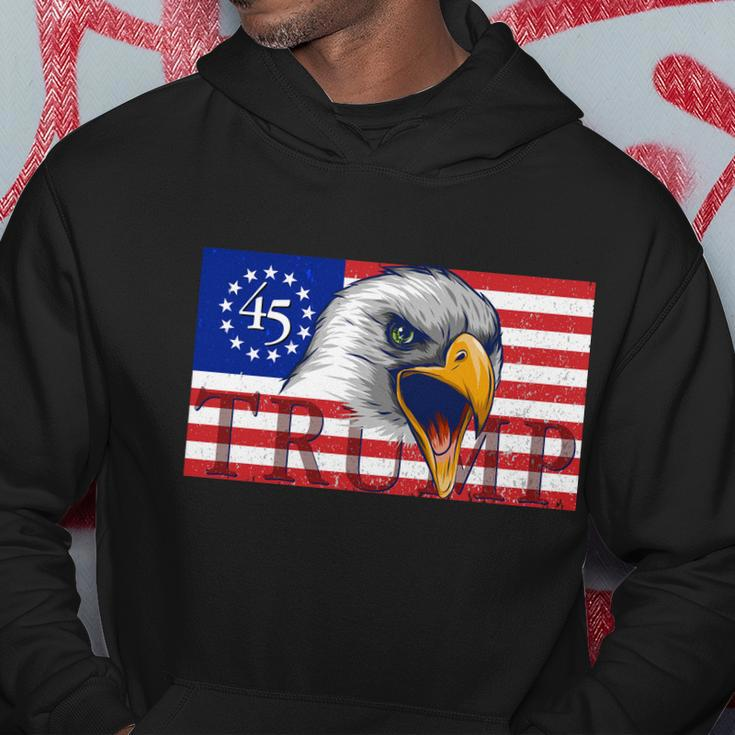 Donald Trump Eagle Betsy Ross Flag Tshirt Hoodie Unique Gifts