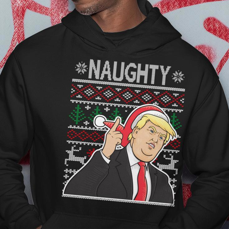 Donald Trump Naughty Ugly Christmas Hoodie Unique Gifts