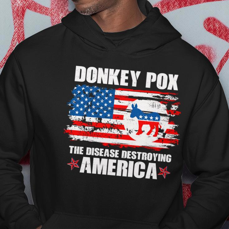 Donkey Pox The Disease Destroying America V2 Hoodie Unique Gifts