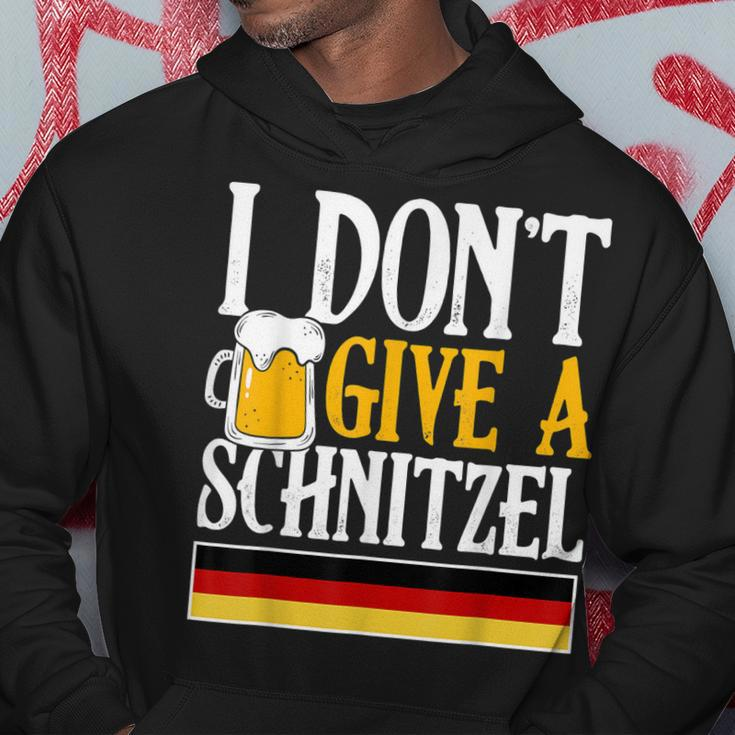 I Dont Give A Schnitzel German Beer Wurst Oktoberfest Men Hoodie Personalized Gifts