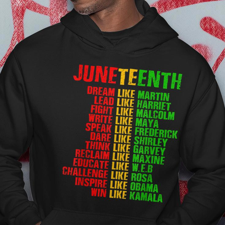 Dream Like Leader Juneteenth Black History Month Mens Womens Hoodie Unique Gifts