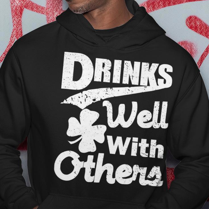 Drinks Well With Others St Patricks Day Tshirt Hoodie Unique Gifts