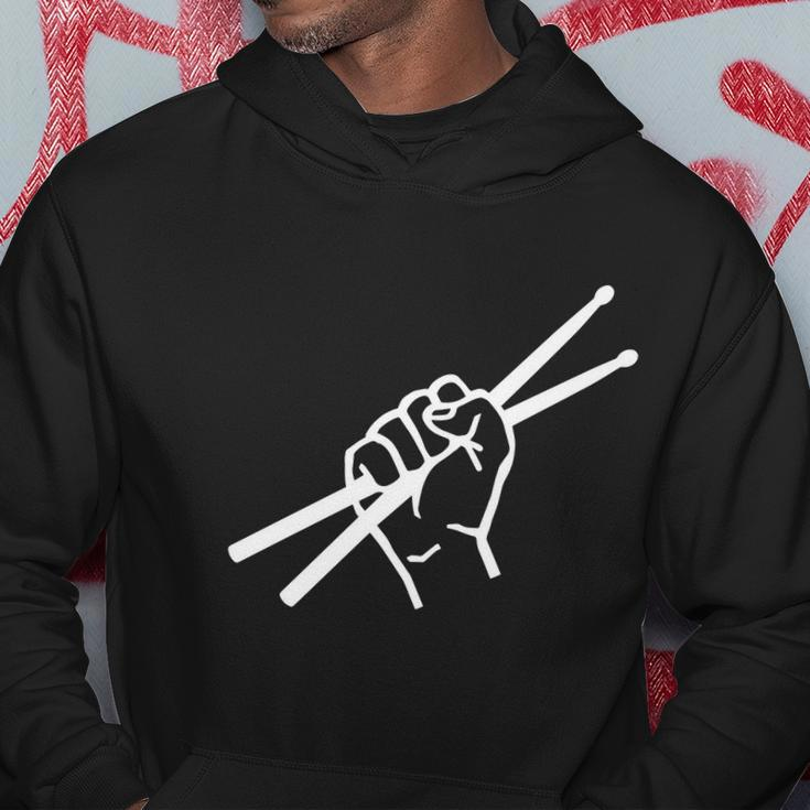 Drums Music Drumsticks Musician Hoodie Unique Gifts