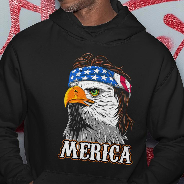 Eagle Mullet 4Th Of July Cool Gift Usa American Flag Merica Gift Hoodie Unique Gifts