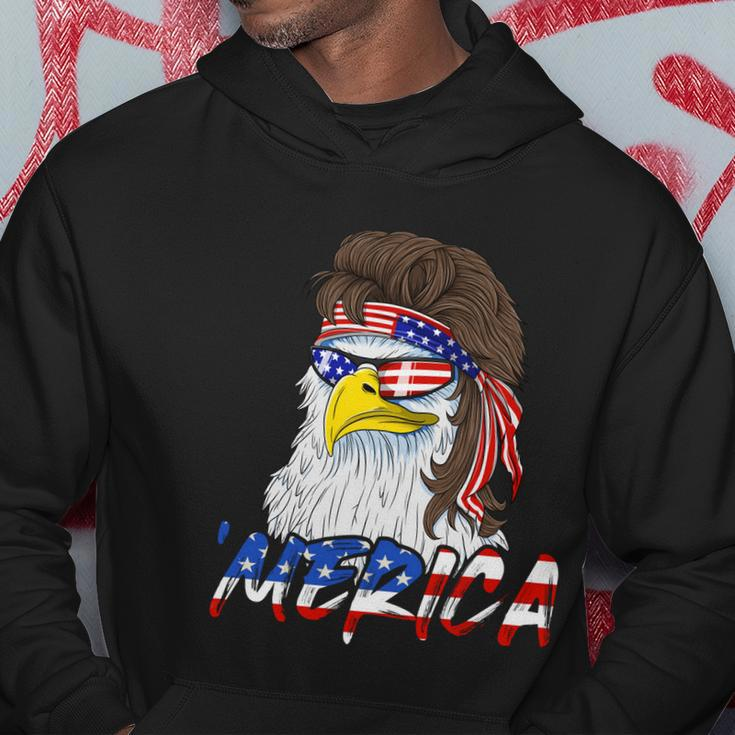 Eagle Mullet Merica 4Th Of July Usa American Flag Patriotic Gift Hoodie Unique Gifts