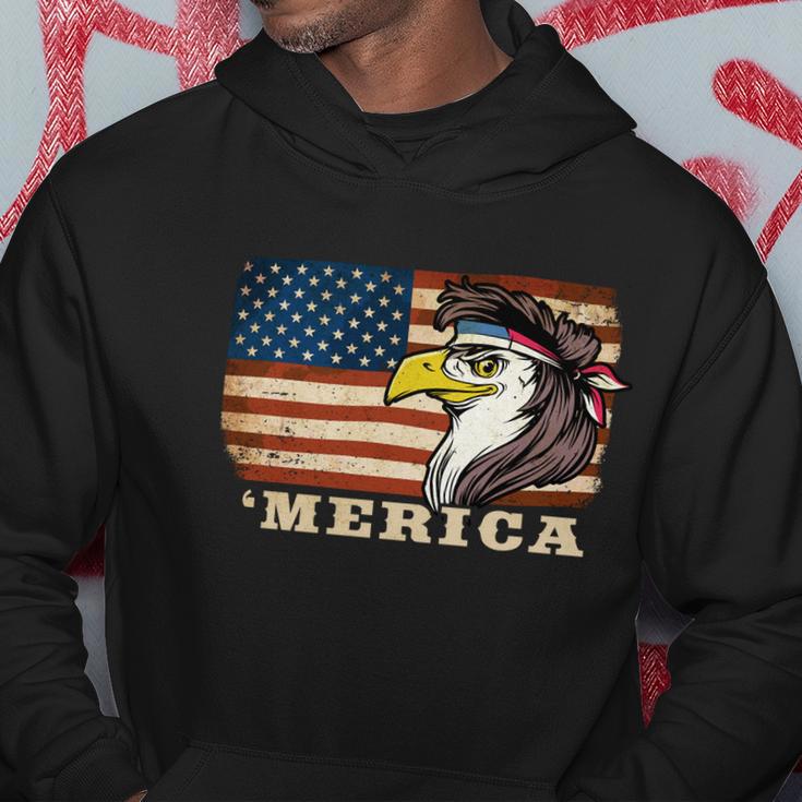 Eagle Mullet Usa American Flag Merica 4Th Of July Gift V3 Hoodie Unique Gifts