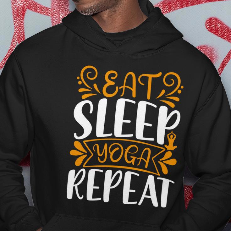 Eat Sleep Yoga Repeat V2 Hoodie Unique Gifts