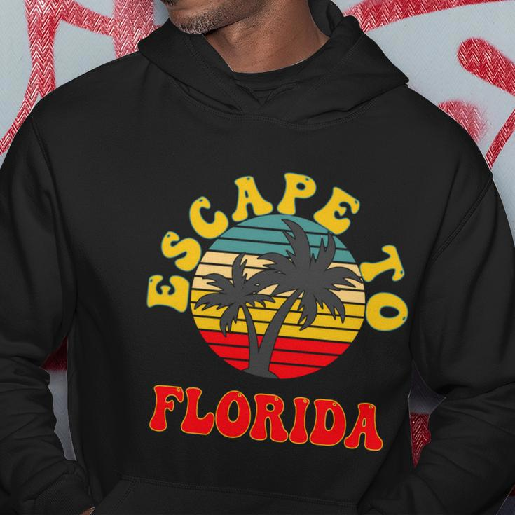 Escape To Florida Desantis Gift Hoodie Unique Gifts