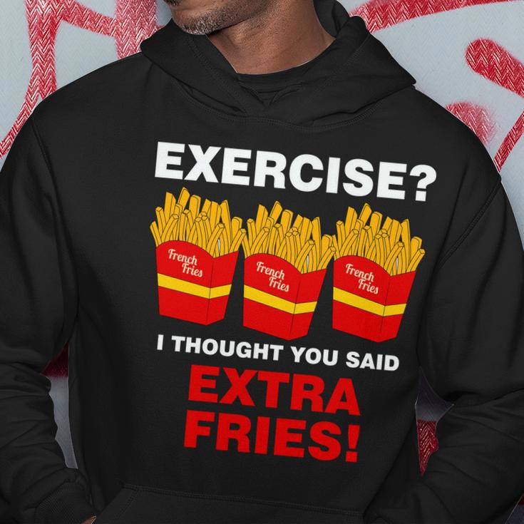 Exercise I Thought You Said French Fries Tshirt Hoodie Unique Gifts