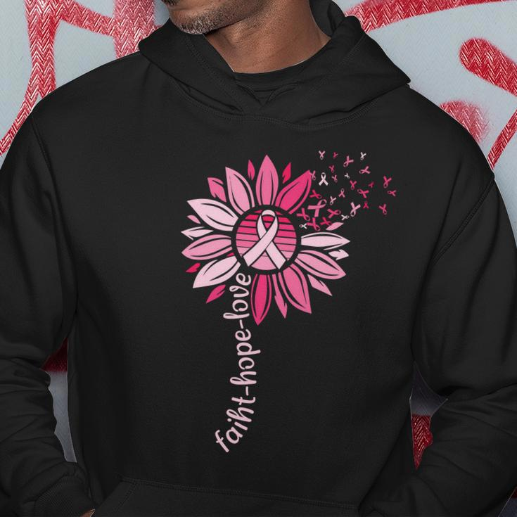 Faith Hope Love Pink Ribbon Breast Caner Hoodie Unique Gifts