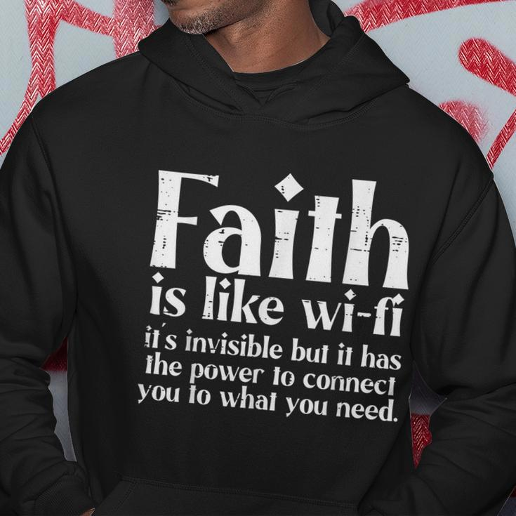 Faith Is Like Wifi God Jesus Religious Christian Men Women Hoodie Unique Gifts