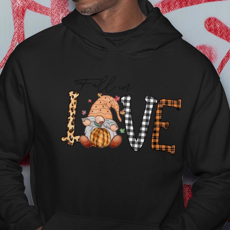 Fall In Love Thanksgiving Quote Hoodie Unique Gifts