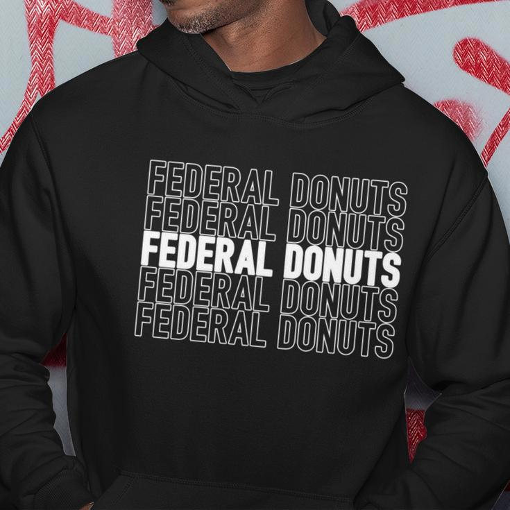 Federal Donuts Repeat Design Donuts Federal Donuts V2 Hoodie Personalized Gifts