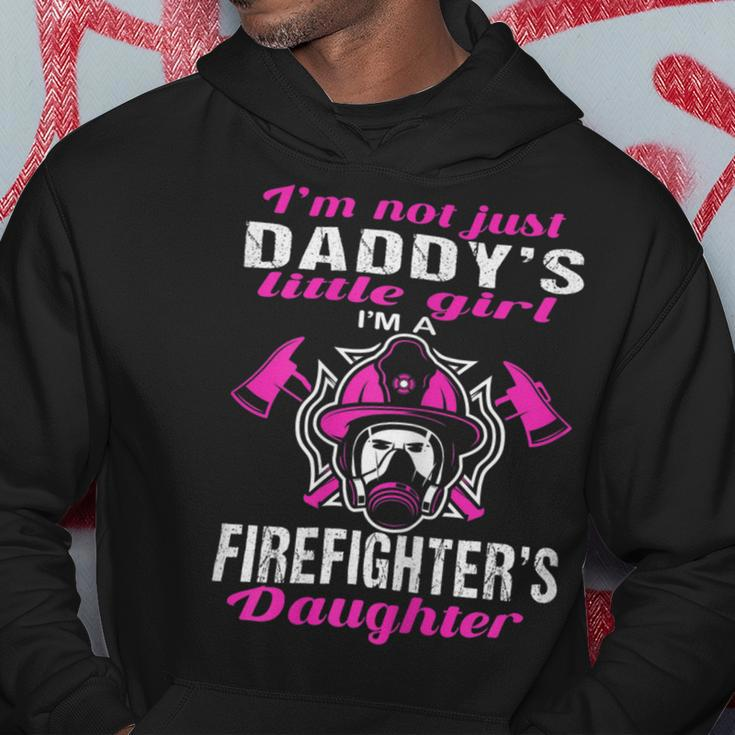 Firefighter Proud Daughter Of Firefighter Dad Funny Firemans Girl Hoodie Funny Gifts