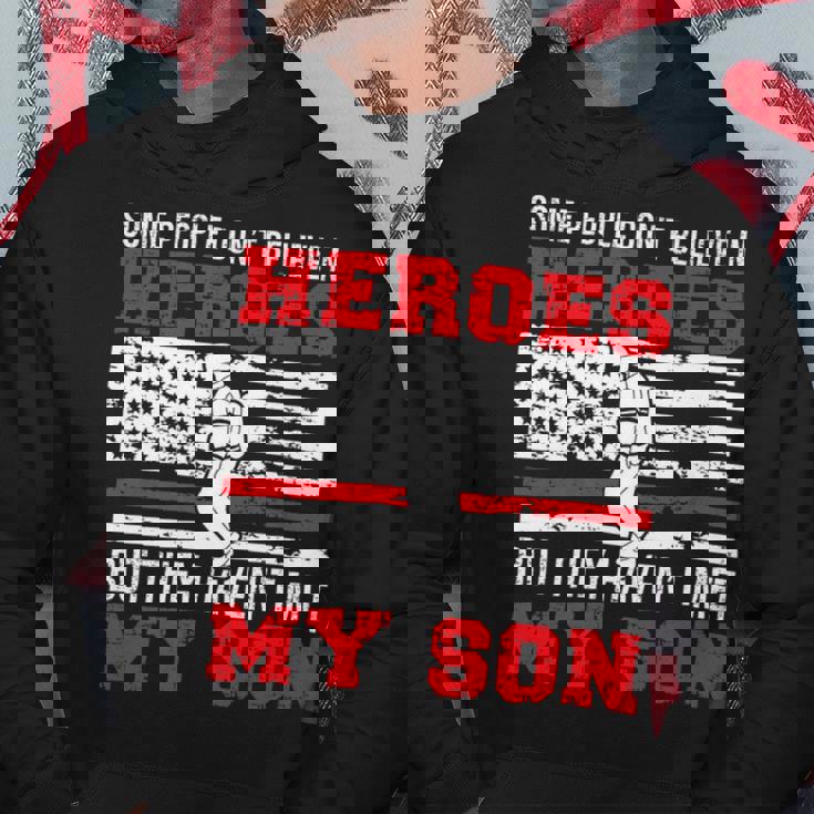 Firefighter Proud Fireman Dad Of A Firefighter Father Fire Dad V2 Hoodie Personalized Gifts