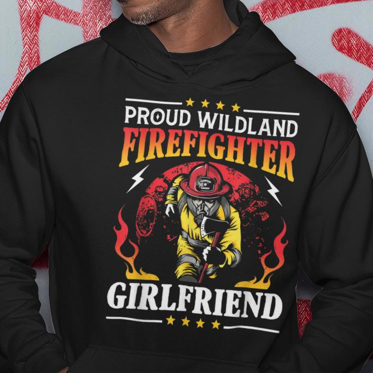 Firefighter Proud Wildland Firefighter Girlfriend Gift Hoodie Funny Gifts
