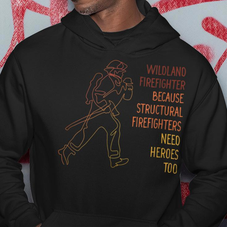 Firefighter Wildland Firefighter Smokejumper Fire Eater V3 Hoodie Funny Gifts