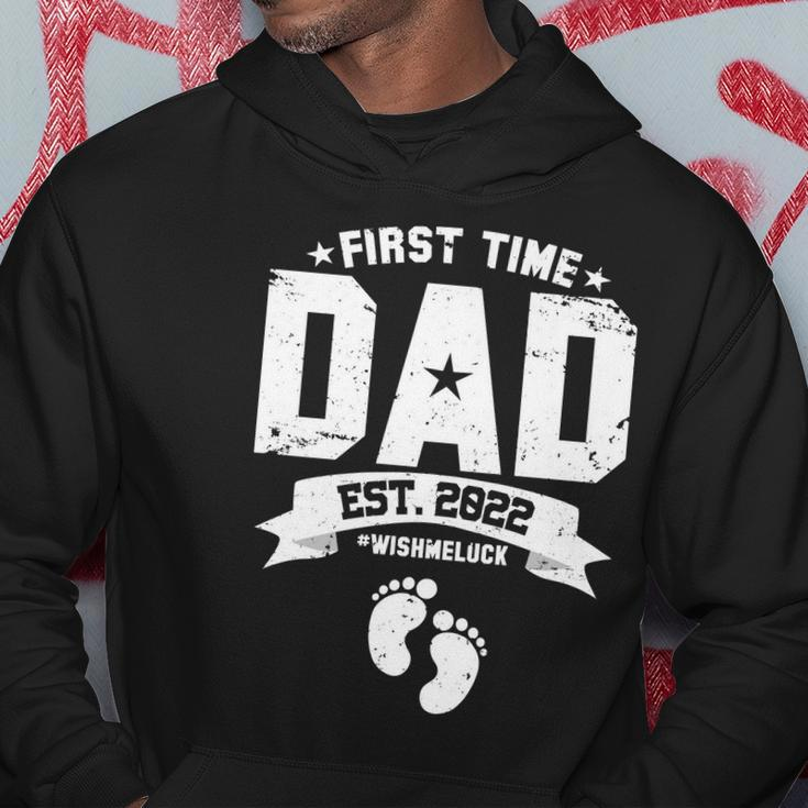 First Time Dad Est 2022 Wish Me Luck Hoodie Unique Gifts
