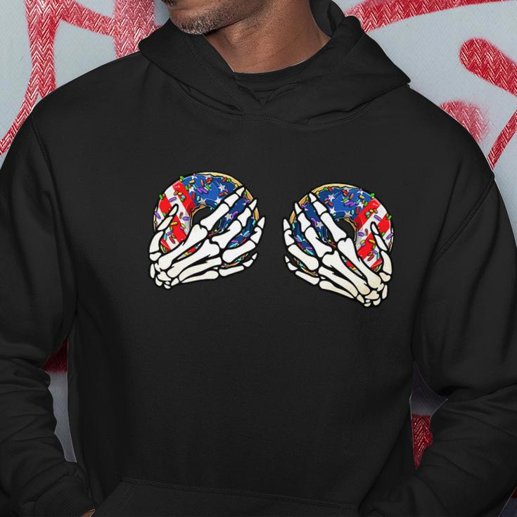 Funny 4Th Of July Skeleton Patriotic Hoodie Unique Gifts