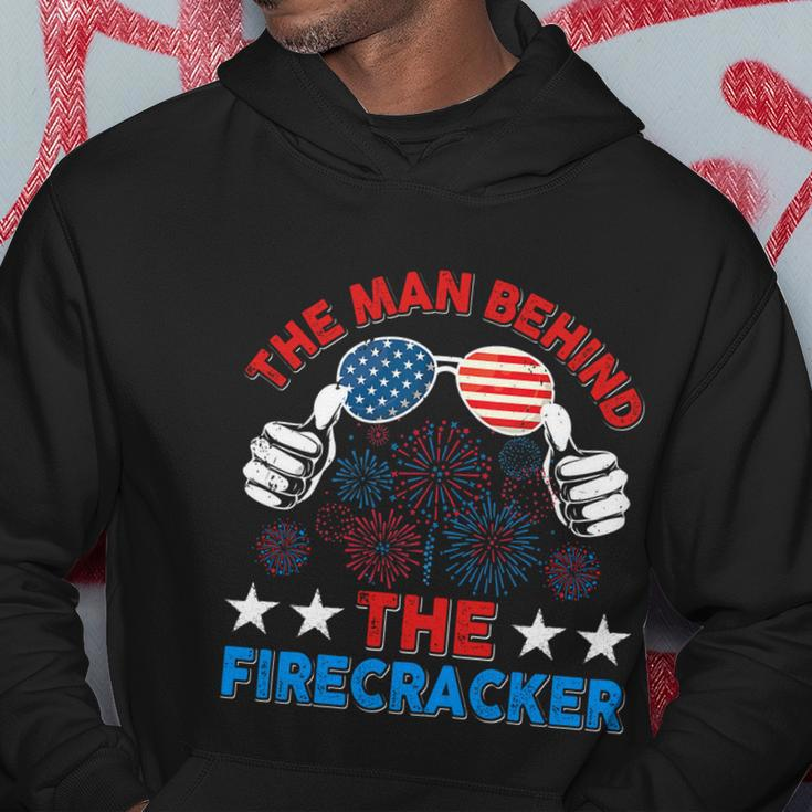 Funny 4Th Of July The Man Behind The Firecracker Patriotic Gift Hoodie Unique Gifts