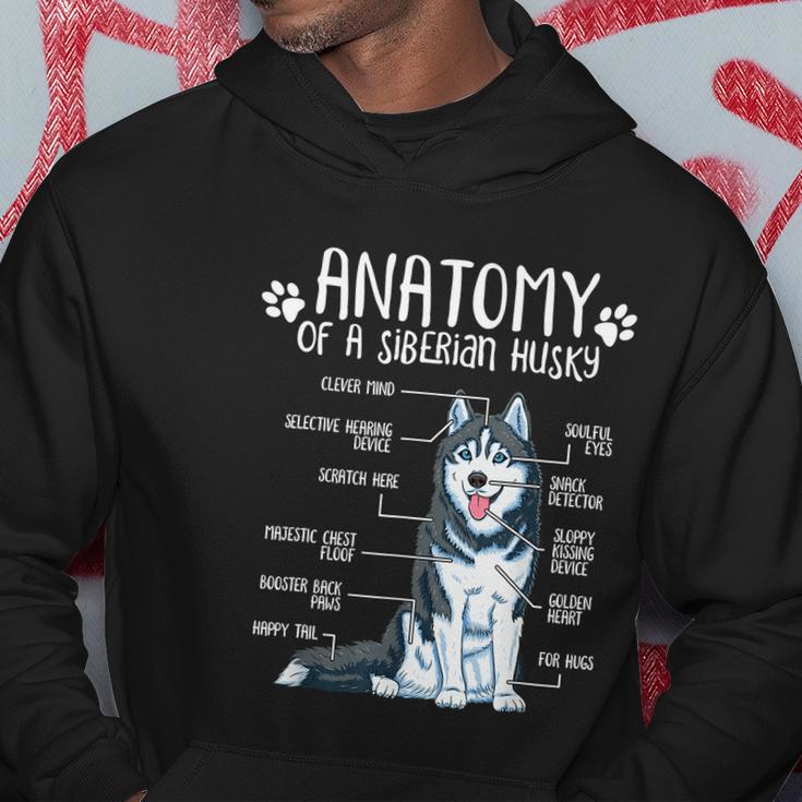 Funny Anatomy Siberian Husky Dog Lover Tshirt Hoodie Unique Gifts