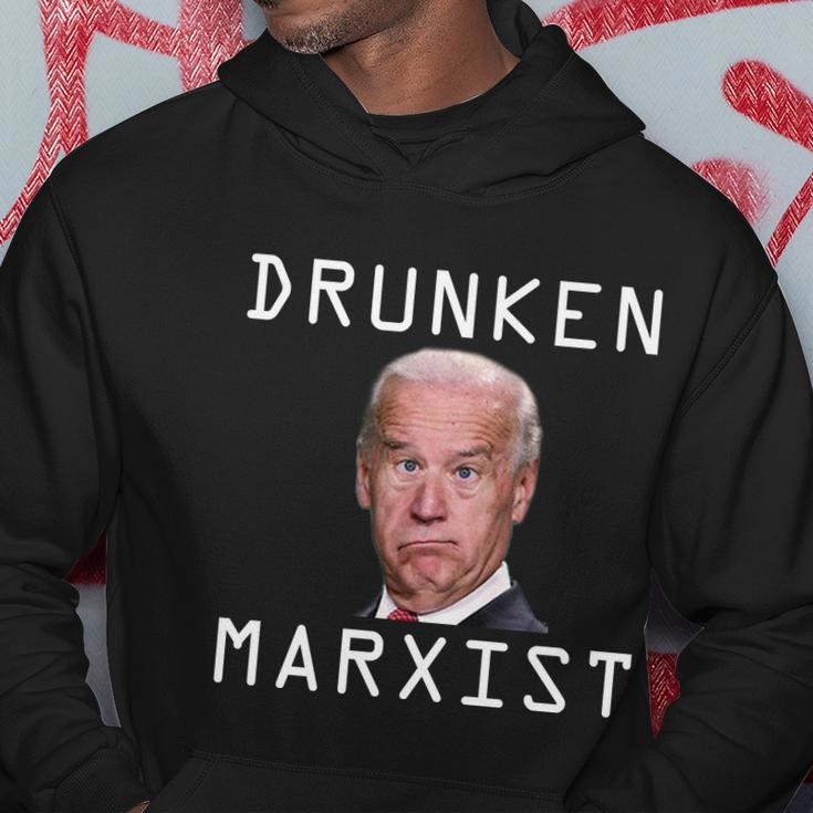 Funny Anti Biden Drunken Marxist Joe Biden Hoodie Unique Gifts